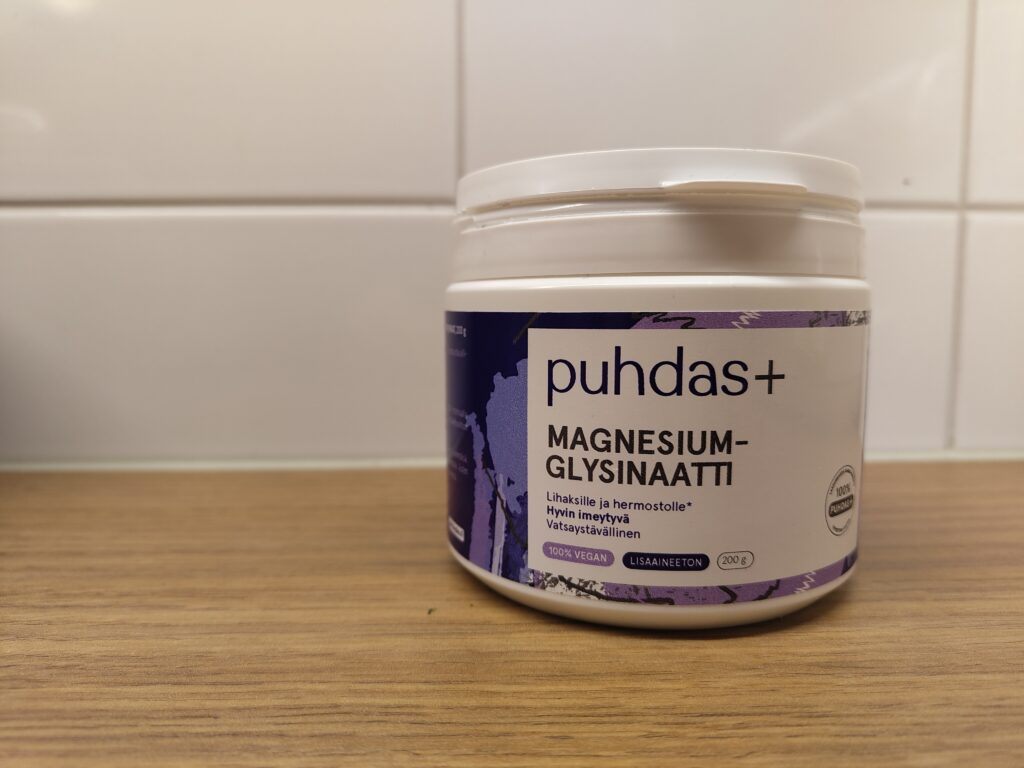 kaakeli ja glysinaatti